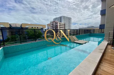 Quarto e sala novo com área de lazer completa a menos de 2km da praia da ponta verde