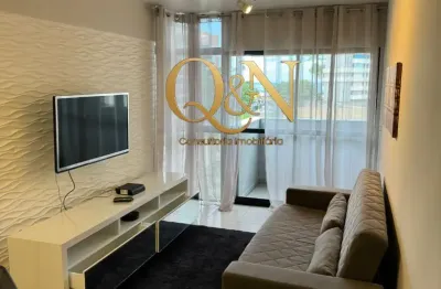 Quarto e sala mobiliado com varanda a 250m da praia da jatiúca