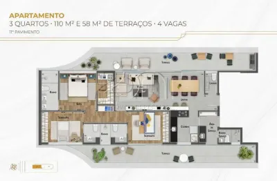 Apartamento com 3 quartos à venda na Savassi, Belo Horizonte 