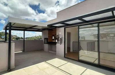Cobertura com 3 dormitórios à venda, 141 m² por r$ 680.000,00 - são pedro - juiz de fora/mg