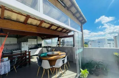 Cobertura com 3 dormitórios à venda, 150 m² por r$ 545.900,00 - jardim liú - juiz de fora/mg