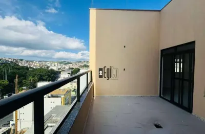 Cobertura com 3 dormitórios à venda, 115 m² por r$ 699.000,00 - morro da glória - juiz de fora/mg