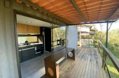 Terreno com 3 chalés  à venda por r$ 405.000 - estrada real - juiz de fora/mg