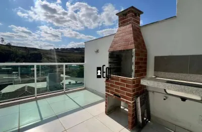 Cobertura com 4 dormitórios à venda, 189 m² por r$ 900.000,00 - aeroporto - juiz de fora/mg