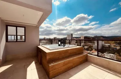 Cobertura com 5 dormitórios à venda, 400 m² por r$ 1.990.000,00 - granbery - juiz de fora/mg