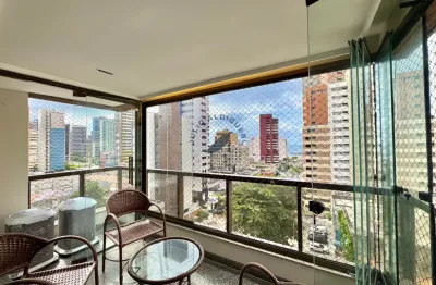 Flat à venda no meireles – vista mar, reformado, perfeito para airbnb – r$ 450.000