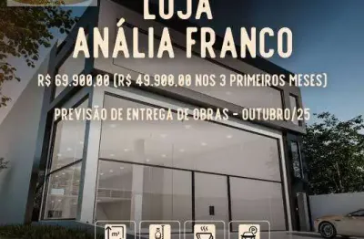Loja para locação de 1.287,80 m² ao lado do shopping anália franco.