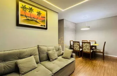 Apartamento com 2 dormitórios à venda, 69 m² por r$ 586.000,00 - jardim flor da montanha - guarulhos/sp