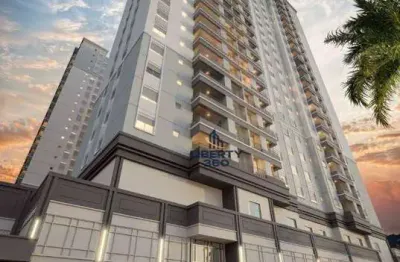 Apartamento com 1 dormitório à venda, 52 m² por r$ 593.000,00 - jardim - santo andré/sp