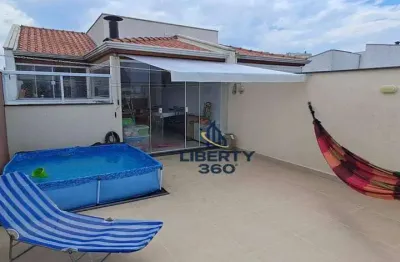 Cobertura com 2 dormitórios à venda, 110 m² por r$ 680.000,00 - campestre - santo andré/sp