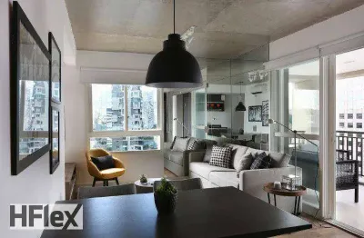 Apartamento com 1 dormitório, 62 m² - venda por r$ 995.000,00 ou aluguel por r$ 6.537,00/mês - cidade monções - são paulo/sp
