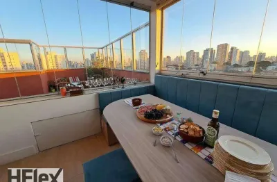Cobertura à venda, 160 m² por r$ 1.190.000,00 - ipiranga - são paulo/sp