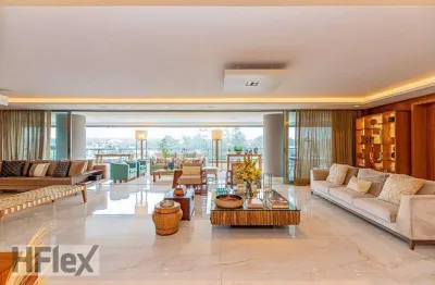 Apartamento com 3 dormitórios à venda, 485 m² por r$ 10.000.000,00 - campo belo - são paulo/sp