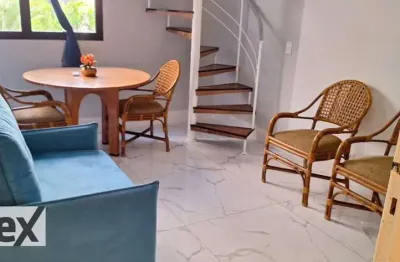 Apartamento duplex com 1 dormitório para alugar, 49 m² por r$ 5.000,00/mês - vila olímpia - são paulo/sp