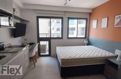 Apartamento com 1 dormitório para alugar, 23 m² por r$ 4.380,00/mês - santo amaro - são paulo/sp