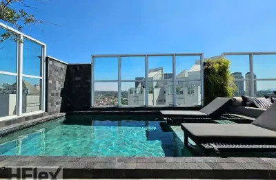 Cobertura com 4 dormitórios à venda, 305 m² por r$ 7.200.000,00 - brooklin - são paulo/sp