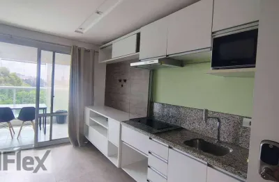 Apartamento com 1 dormitório para alugar, 34 m² por r$ 3.300,00/mês - jardim aeroporto - são paulo/sp