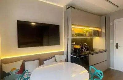 Apartamento com 1 dormitório à venda, 25 m² por r$ 560.000,00 - moema - são paulo/sp