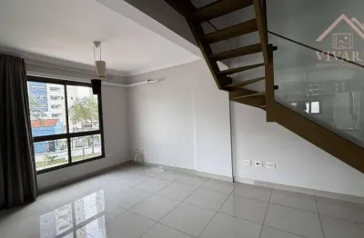Apartamento duplex com 3 dormitórios para alugar, 107 m² - centro - taubaté/sp
