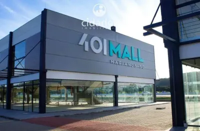 Locação de área comercial com mezanino bem localizada na sc 401 santo antônio de lisboa, 401 mall