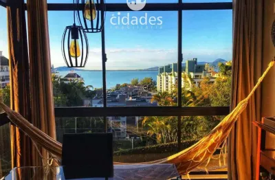 Apartamento, 03 quartos com vista panorâmica para o mar no badalado bairro coqueiros - florianópolis sc