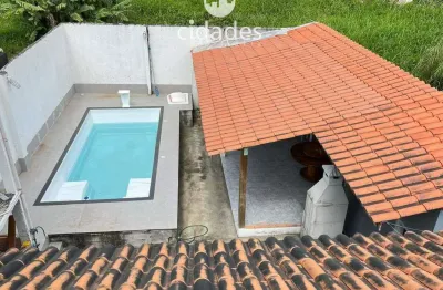 Pronta para morar! casa 3 quartos, suíte, piscina, churrasqueira