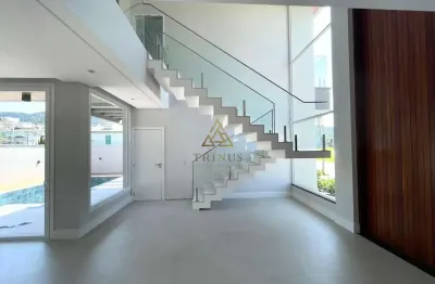 Casa em condomínio fechado com 3 quartos à venda na rua lagoinha, 65, pedra branca, palhoça por r$ 3.684.000