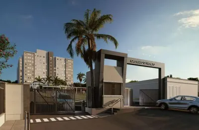 Apartamento para venda em campo grande, monte castelo, 2 dormitórios, 1 suíte, 2 banheiros, 1 vaga