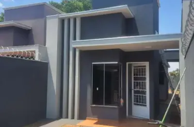 Casa para venda em campo grande, jardim aeroporto, 2 dormitórios, 1 suíte, 2 banheiros, 1 vaga
