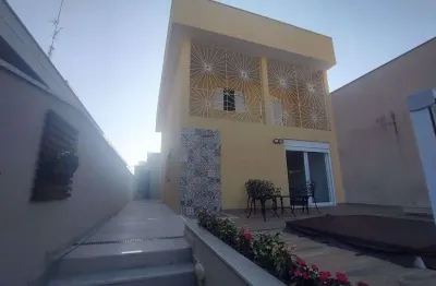 Casa a venda em jundiai - vila santana ii - 3 vagas - sobrado