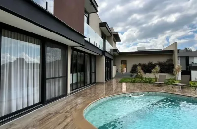 Casa em condomínio à venda em jundiaí - brisas do lago - 3 suítes mobiliadas