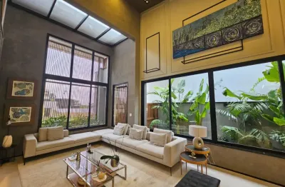 Venda de casa térrea em condomínio em jundiaí - reserva marajoara - at= 600,00m² (15,00 x 40,00) e ac= 313,00m²
