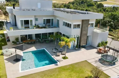 Casa em condomínio a venda no alphaville jundiaí i - 6 suítes - 6 vagas - at: 1.108,00m² e ac: 608,00m²