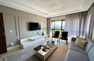 Apartamento a venda em jundiaí - edifício olinda - au: 120,00 m² - vista livre - 2 vagas - reformado com fino acabamento