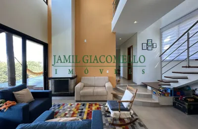 Casa em condomínio a venda em itatiba - parque da fazenda - at: 5.000,00 m² e ac: 295,00 m² - vista panorâmica - 6 dormitórios