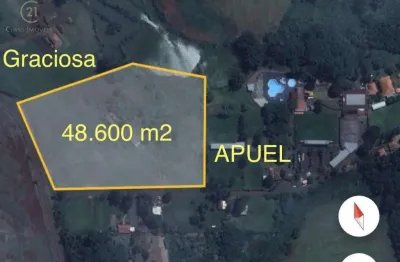Terreno à venda em londrina, vivendas do arvoredo, com 48600 m²