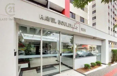 Apartamento à venda em londrina, bela suiça, com 3 quartos, com 73.56 m², ravel boulevard