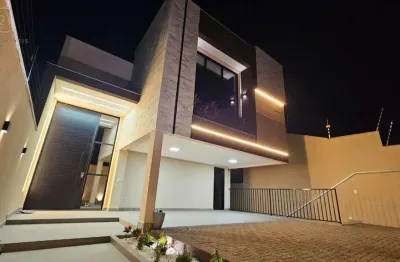 Casa jd. universitário com 230 mt2 área construída com piscina espaço gourmet foto voltaico,  3 suítes pé direito alto eliminação em led rebaixamento em gesso 4 vagas de garagens próximo lago igapó su