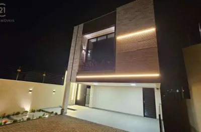 Casa jd. universitário com 230 mt2 área construída com piscina espaço gourmet foto voltaico,  3 suítes pé direito alto eliminação em led rebaixamento em gesso 4 vagas de garagens próximo lago igapó su