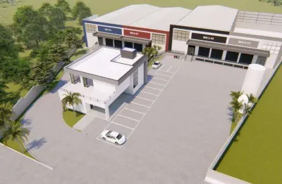 Barracão para alugar em cambé, distrito industrial doutor jehovah almeida gomes, com 1020.57 m²