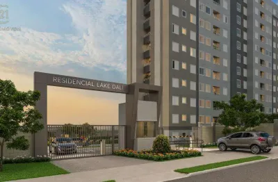 Apartamento à venda em londrina, industrial, com 2 quartos, com 46.23 m², residencial lake dalí