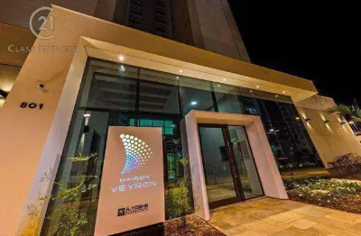 Apartamento à venda em londrina, gleba fazenda palhano, com 3 suítes, com 136 m²