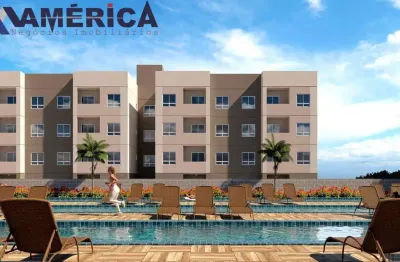 Oportunidade única: Apartamento à venda em João Pessoa-PB, bairro Gramame, 2 quartos, 1 suíte, 1 sala, 1 banheiro, 1 vaga, 47m².