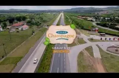 Lote condominio ville champagne | á venda | gravatá-pe
