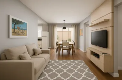 Sobrado com excelente localização, composto de dois pavimentos, sendo térreo com 39,00m² e superior com 39,00m².