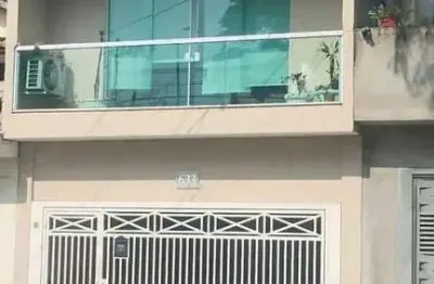 Casa para venda em santo andré, jardim santo alberto -  ana maria, 3 dormitórios, 1 suíte, 2 banheiros, 2 vagas