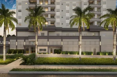 Apartamento em condomínio resort com 2 dormitórios no bairro jardim