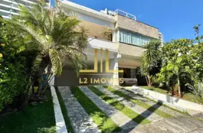 Casa luxuosa - 6 quartos sendo 5 suítes - alphaville 1  cond. residencial itapuã (71)99100-2512