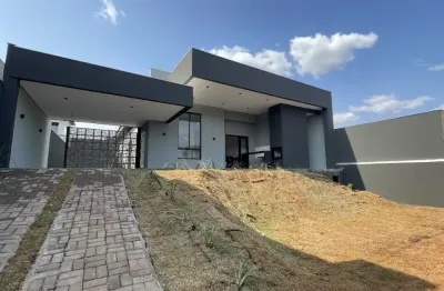 Casa térrea contemporânea com vista panorâmica à venda na zona sul de londrina – 215m² em terreno de 500m²