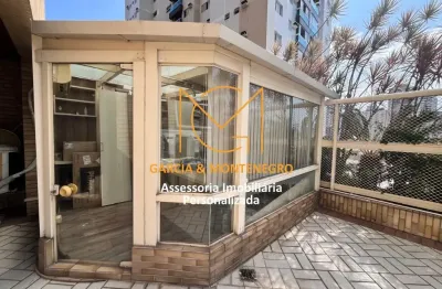 Apartamento garden com 3 suítes e 4 vagas - embaré - santos - sp